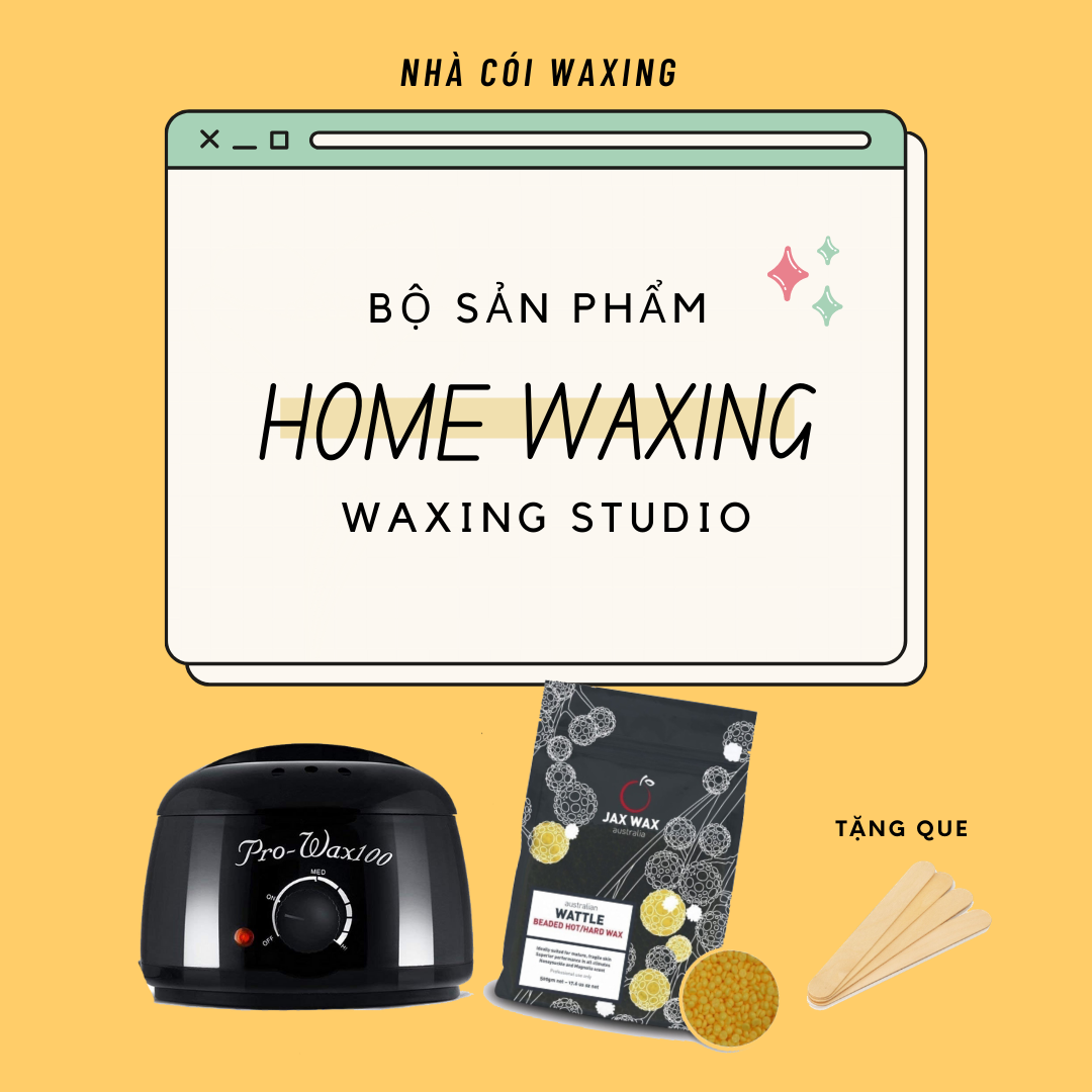 Bộ sản phẩm Waxing Home - Tẩy lông tại nhà Jax Wax Australia