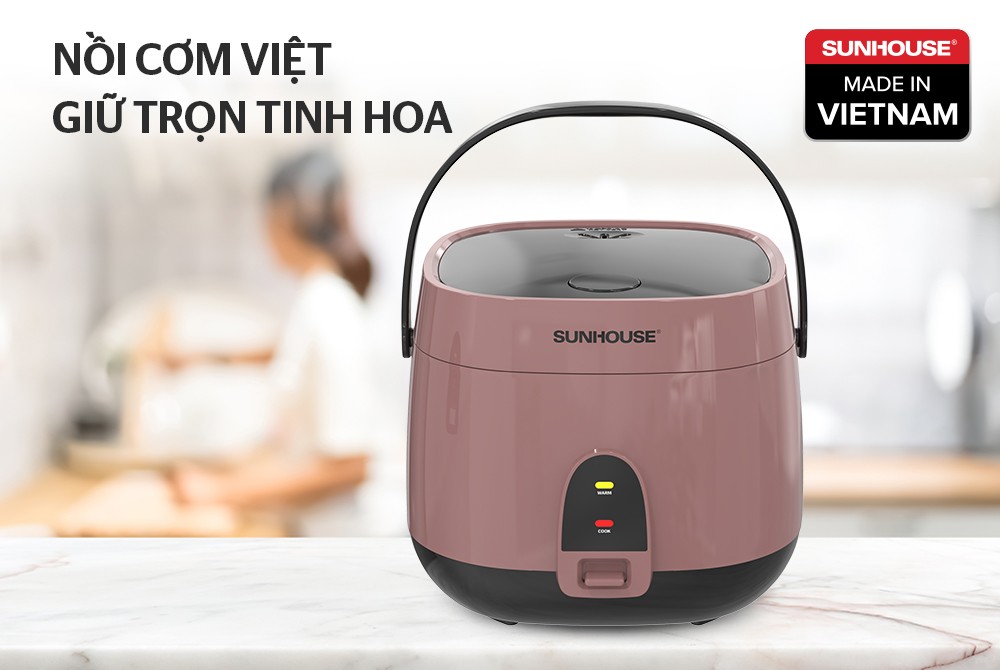 Nồi cơm điện 1,8l sunhouse shd8627