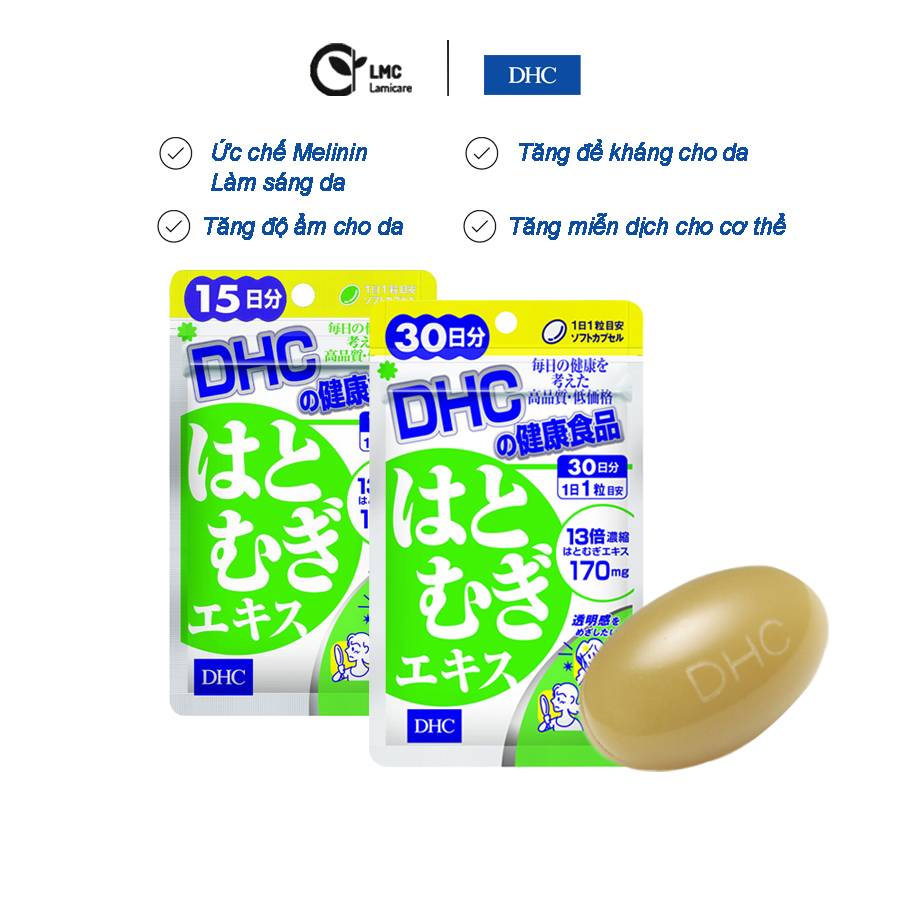 Viên uống sáng da DHC Adlay Extract - Lamicare