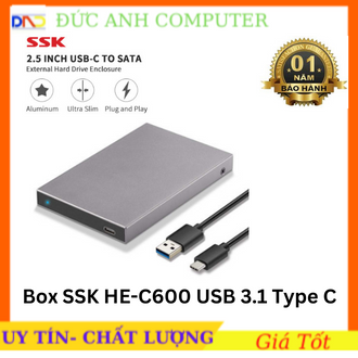 Box SSK HE-C600 USB 3.1 Type C