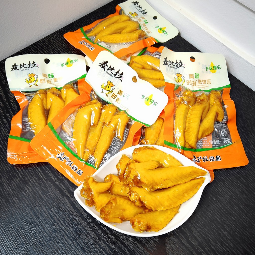 Cánh gà nhọn cay siêu ngon - bịch 3 cái 30gr