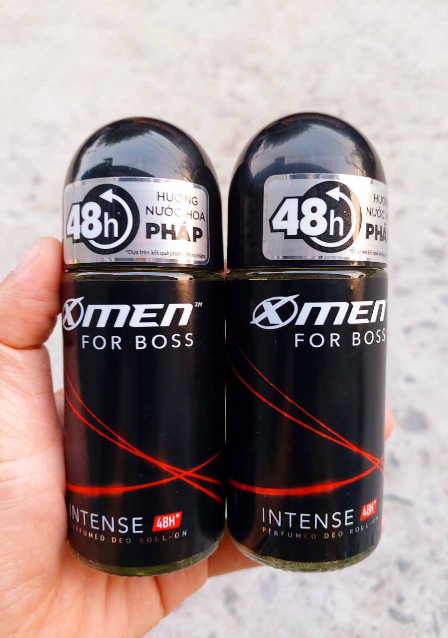 Combo 02 chai lăn khử mùi xmen boss đỏ 50ml