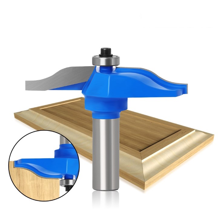 Mũi soi phay huỳnh ván tủ bếp dấu ngã đánh ván dày 16mm cốt 12.7mm
