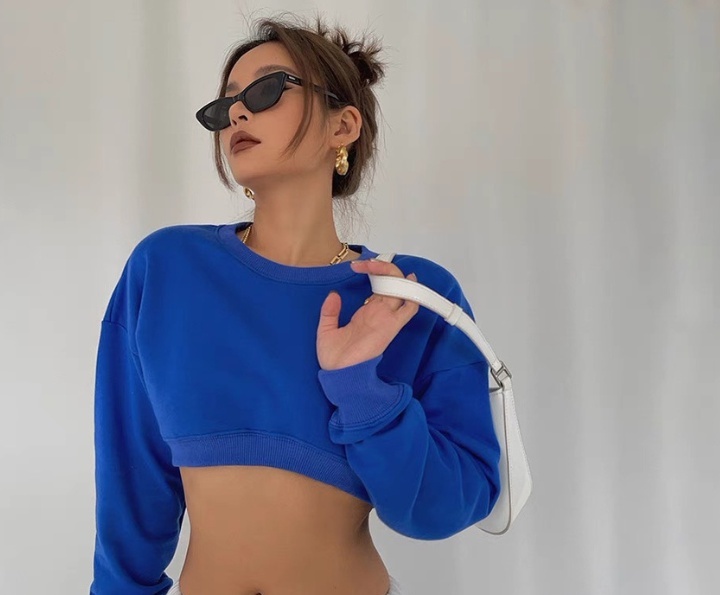 Áo Sweater Vải Nỉ Dáng Ngắn Croptop - Tharo Clothing [AO00082]