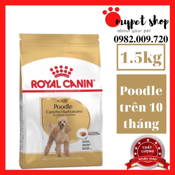 THỨC ĂN CHÓ ROYAL-CANIN POODLE ADULT 1,5KG