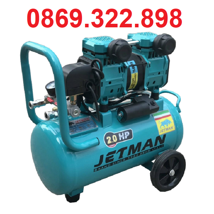 Máy Nén Khí Không Dầu Jetman JM-1600-30 2HP 30L