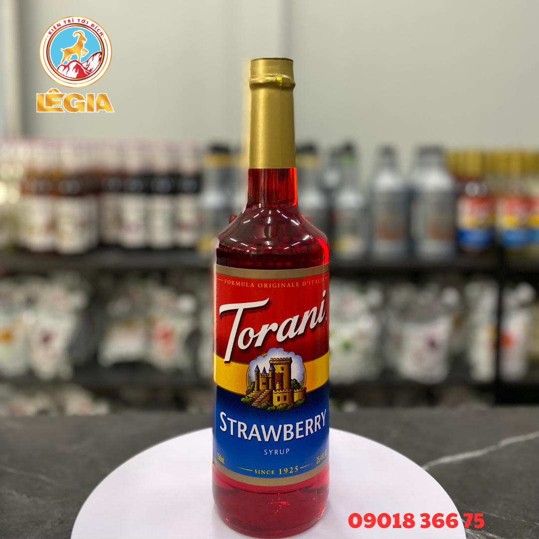 SIRO TORANI DÂU 750ML - TORANI STRAWBERRY SYRUP