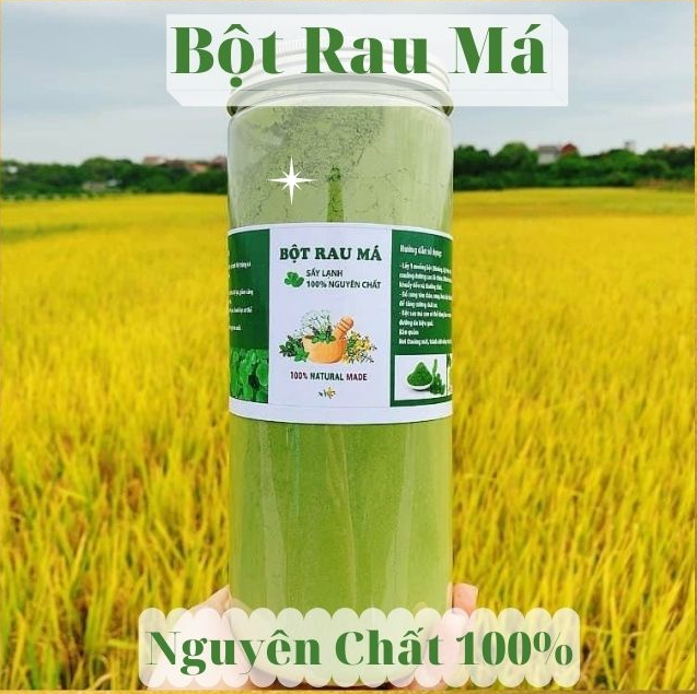 Bột rau má sấy lạnh nguyên chất 100% - giá cực rẻ, bột rau má nguyên chất thanh nhiệt, đẹp da, mát gan, thải độc cơ thể, đảm bảo atvstp, tác dụng của bột rau má, cách uống bột rau má đúng cách