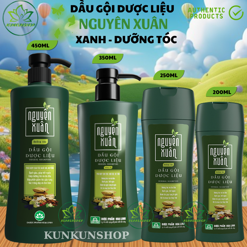  Dầu gội nguyên xuân dưỡng tóc chai 450ml tặng 50ml chai bự mẫu mới tiện dụng và tiết kiệm hơn 