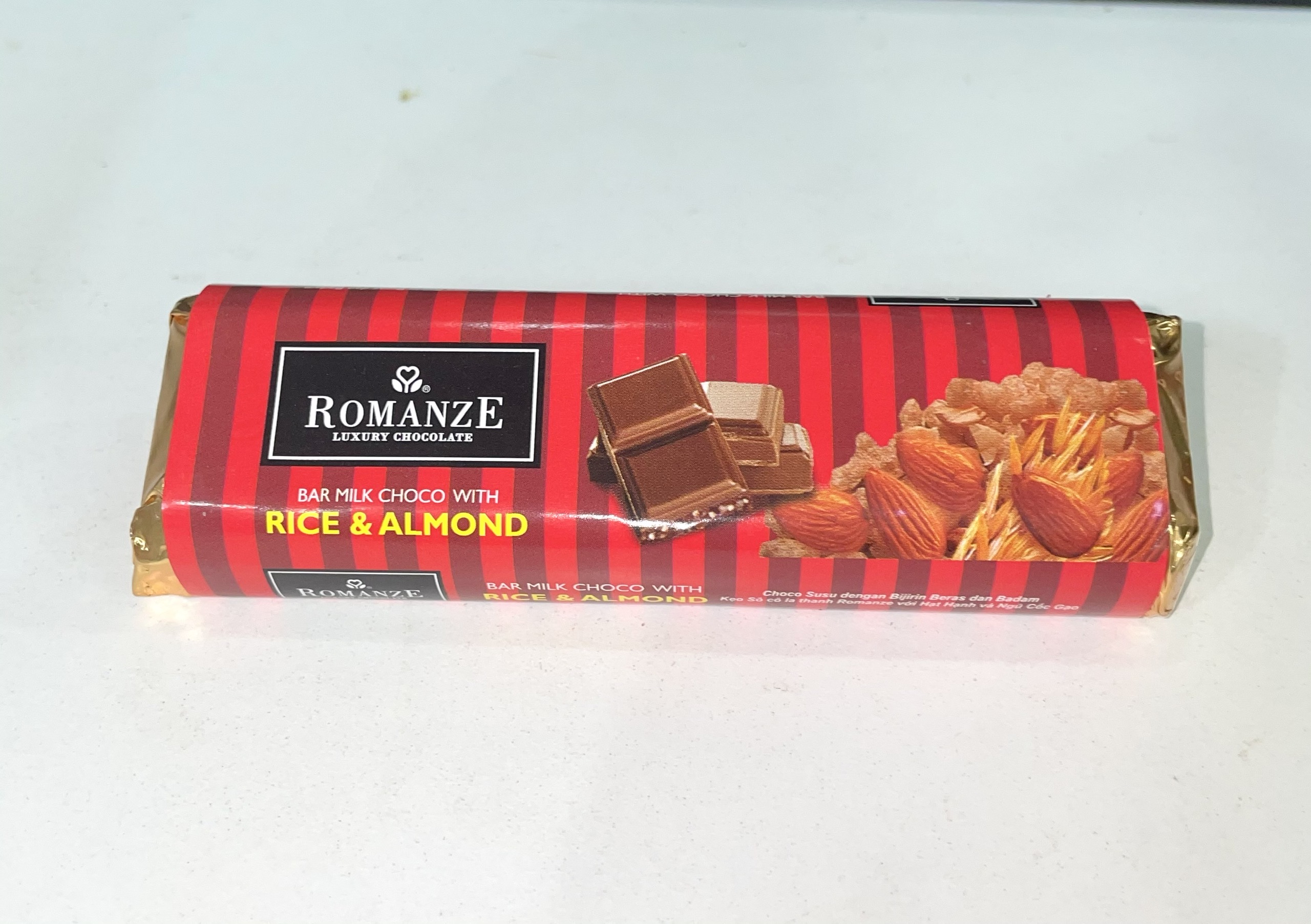 Sôcôla Romanze Luxury Chocolate Nhân Gạo và Hạnh Nhân Almond