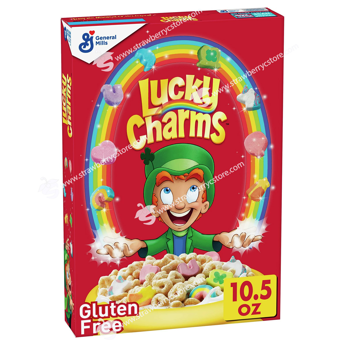 Ngũ Cốc Ăn Sáng Với Kẹo Xốp Dẻo General Mills Lucky Charms Gluten Free Cereal with Marshmallows, Hộp 297g (10.5 Oz.)