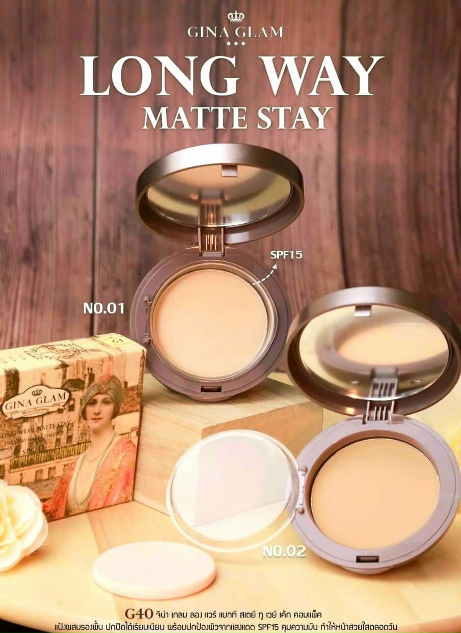 Phấn phủ trang điểm siêu mịn gina glam sivanna thái lan