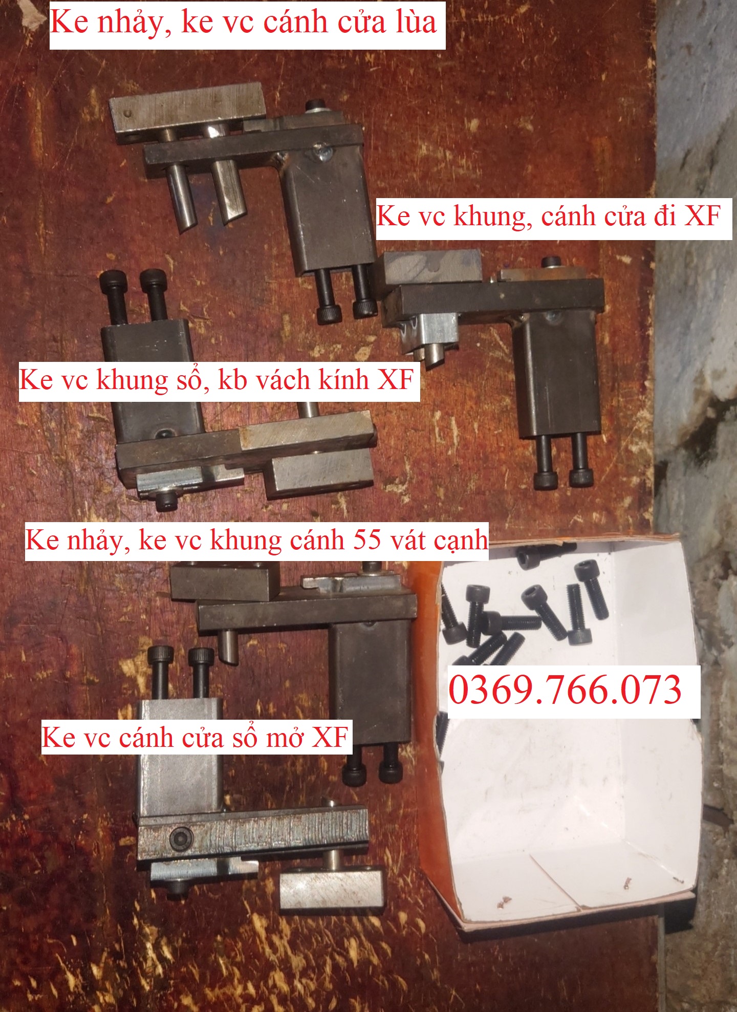 Bộ chày cối đột dập ke vĩnh cửu khung cánh cửa đi xingfa, khung cánh cửa sổ xingfa