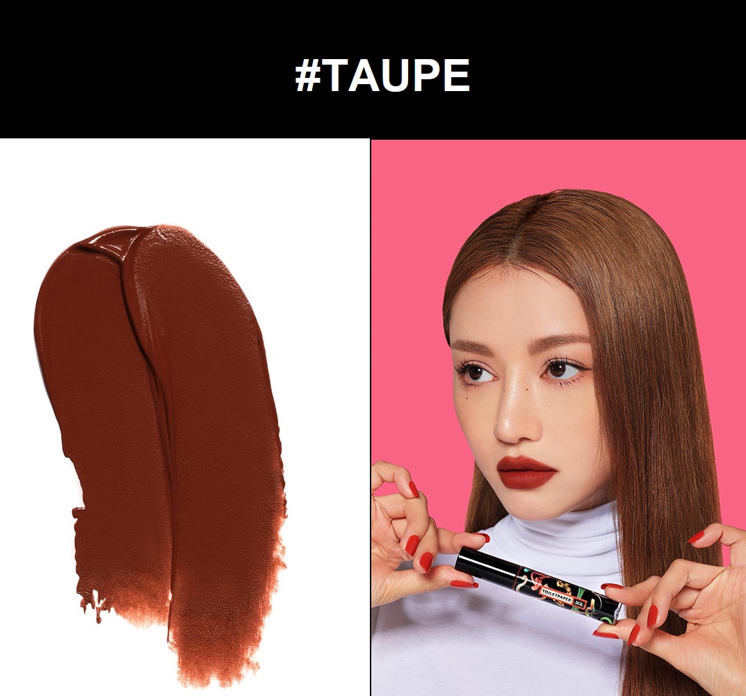 Son Kem Lì TOILETPAPER 3CE VELVET LIP TINT 4g #TAUPE