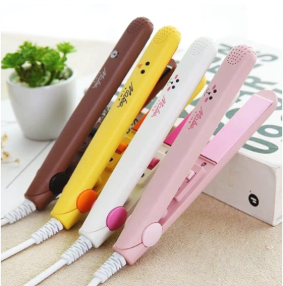 Máy ép duỗi tóc mini cầm tay full box tiện lợi đi du lịch.