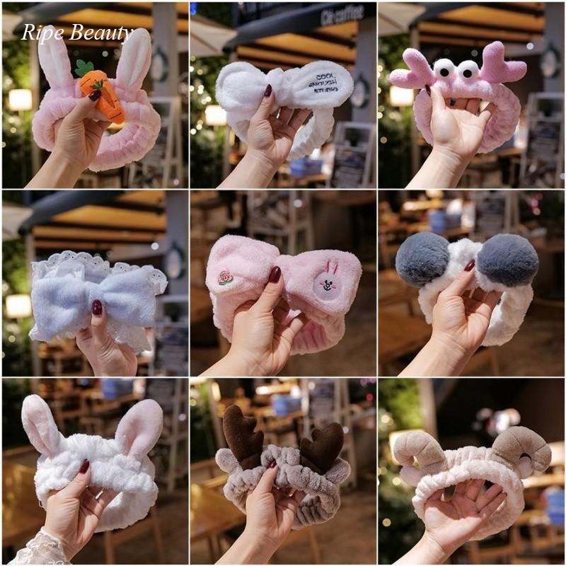 Băng Đô Rửa Mặt Phong Cách Hàn Quốc Đơn Giản Dễ Thương Xinh Xắn HOT SALE