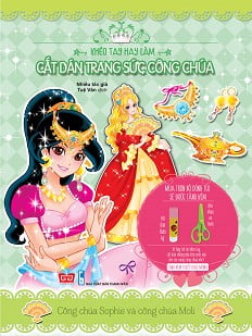 Fahasa - khéo tay hay làm - cắt dán trang sức công chúa: công chúa sophie và công chúa moli