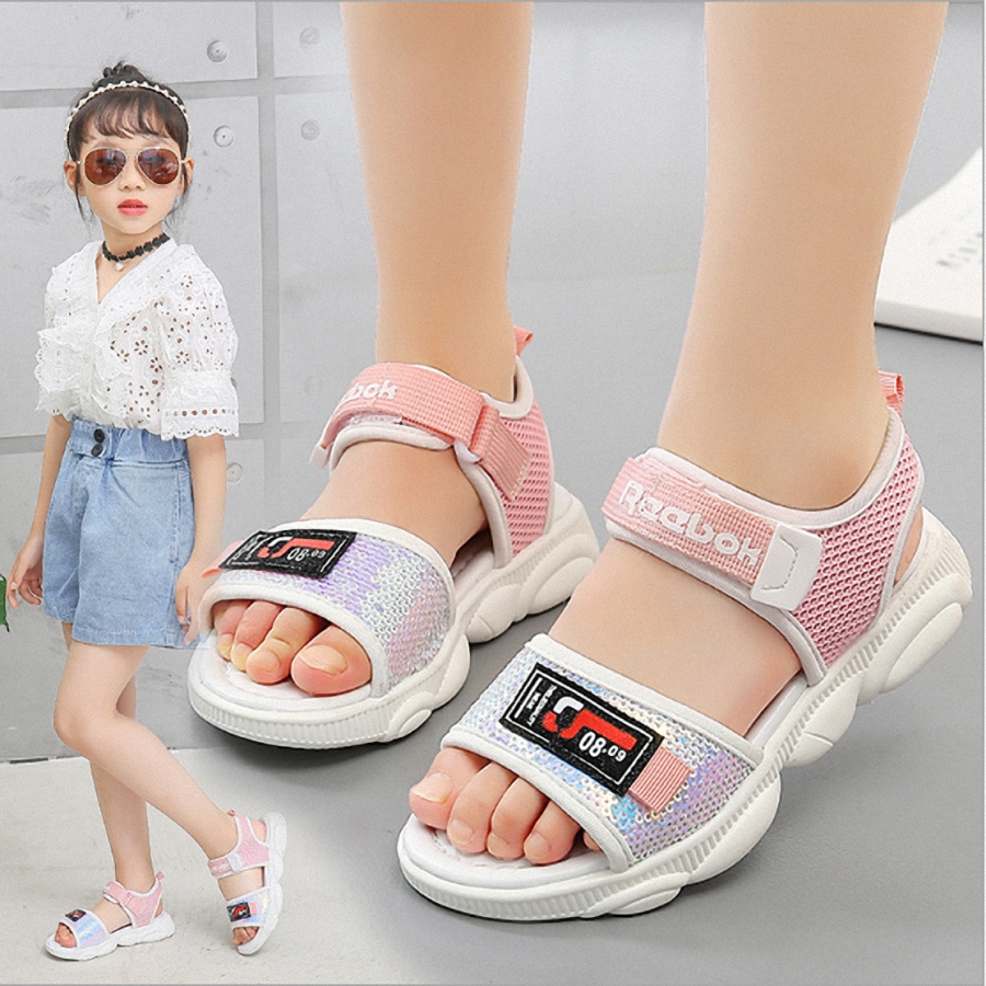Dép sandal bé gái phong cách học xinh dành cho bé từ 3 -13 tuổi - SD89