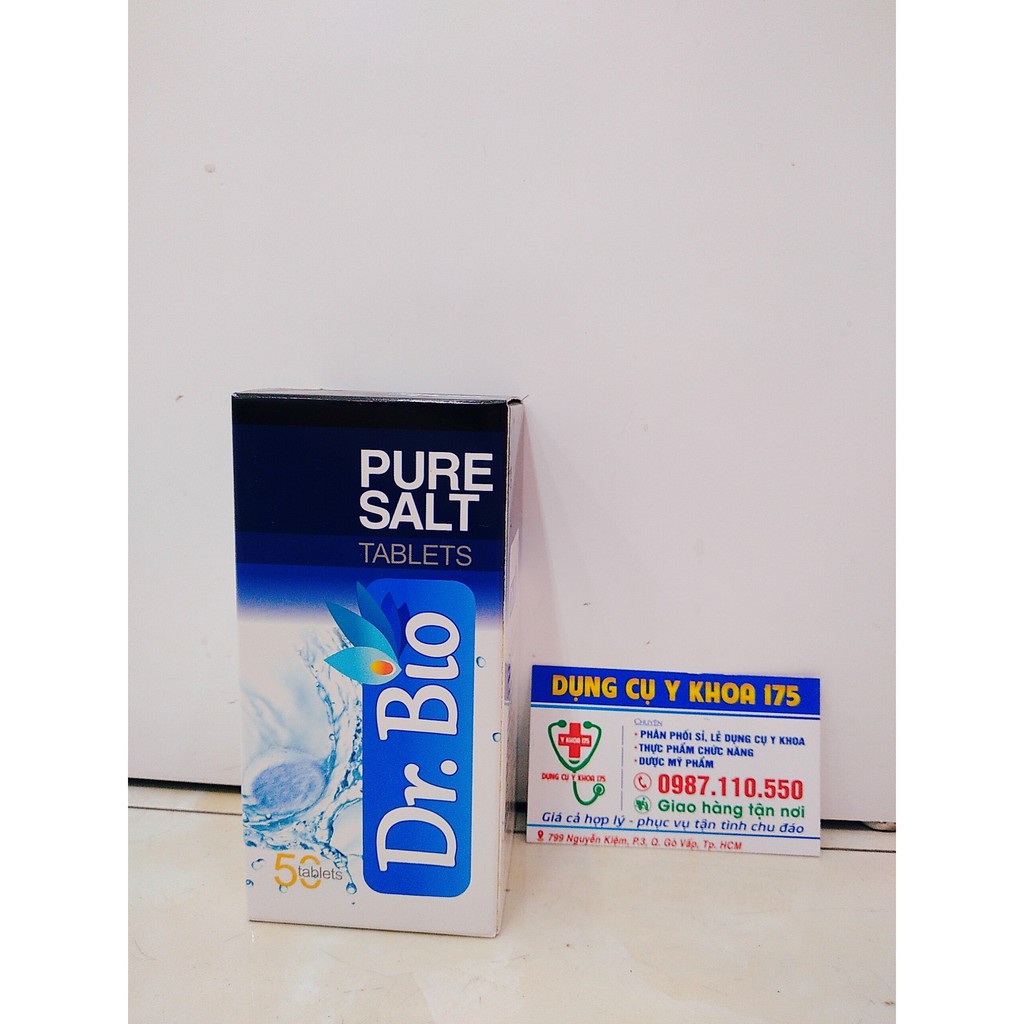 Viên muối sinh lý Dr.Bio súc miệng lọ 50 viên
