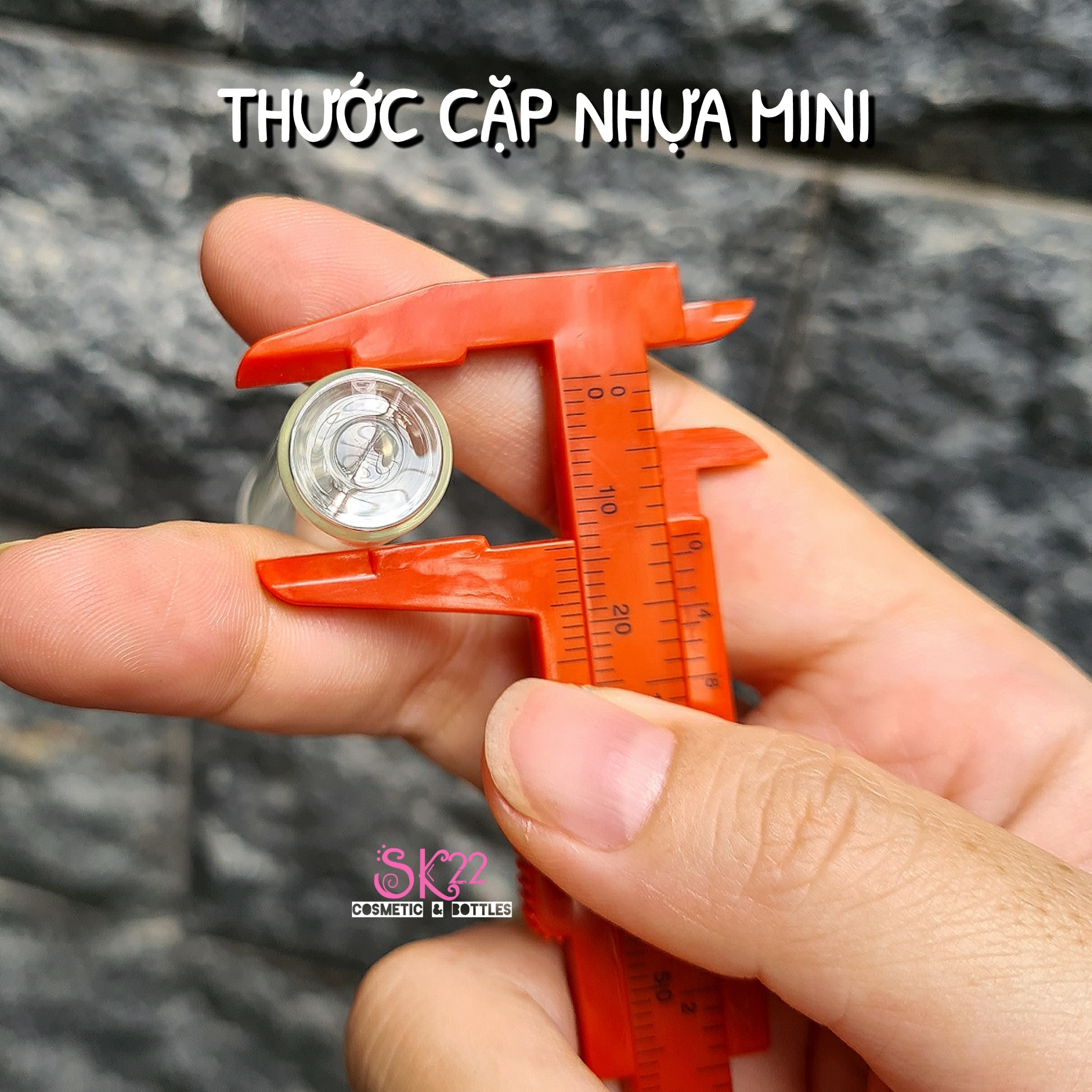 📏thước cặp nhựa mini📏