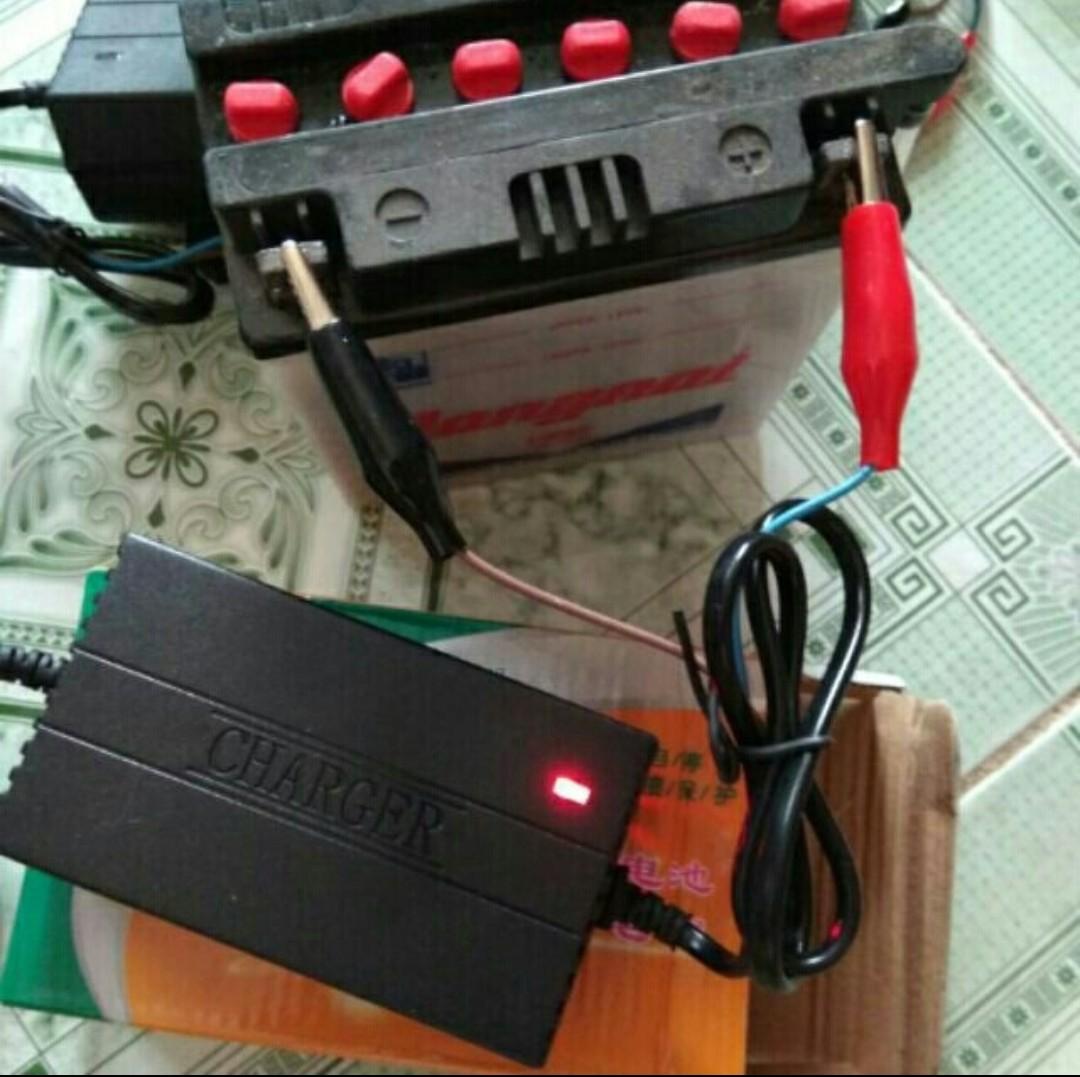 SẠC ẮC QUY 12V THÔNG MINH TỰ NGẮT KHI ĐẦY 2A - 50A LOẠI TỐT