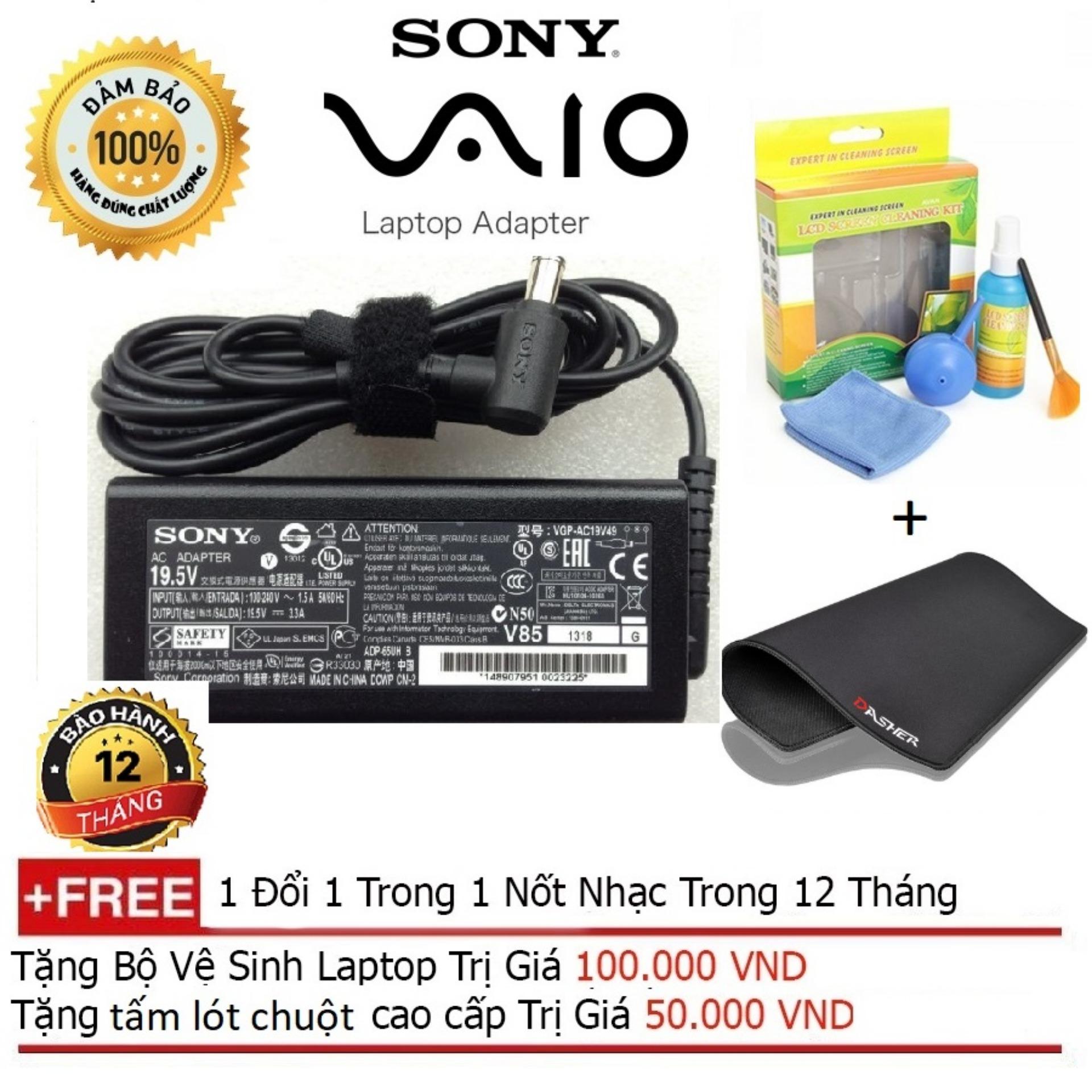 Sạc laptop sony 19.v-3.33a hàng zin cao cấp * bảo hành 12 tháng, 1 đổi mới !!!