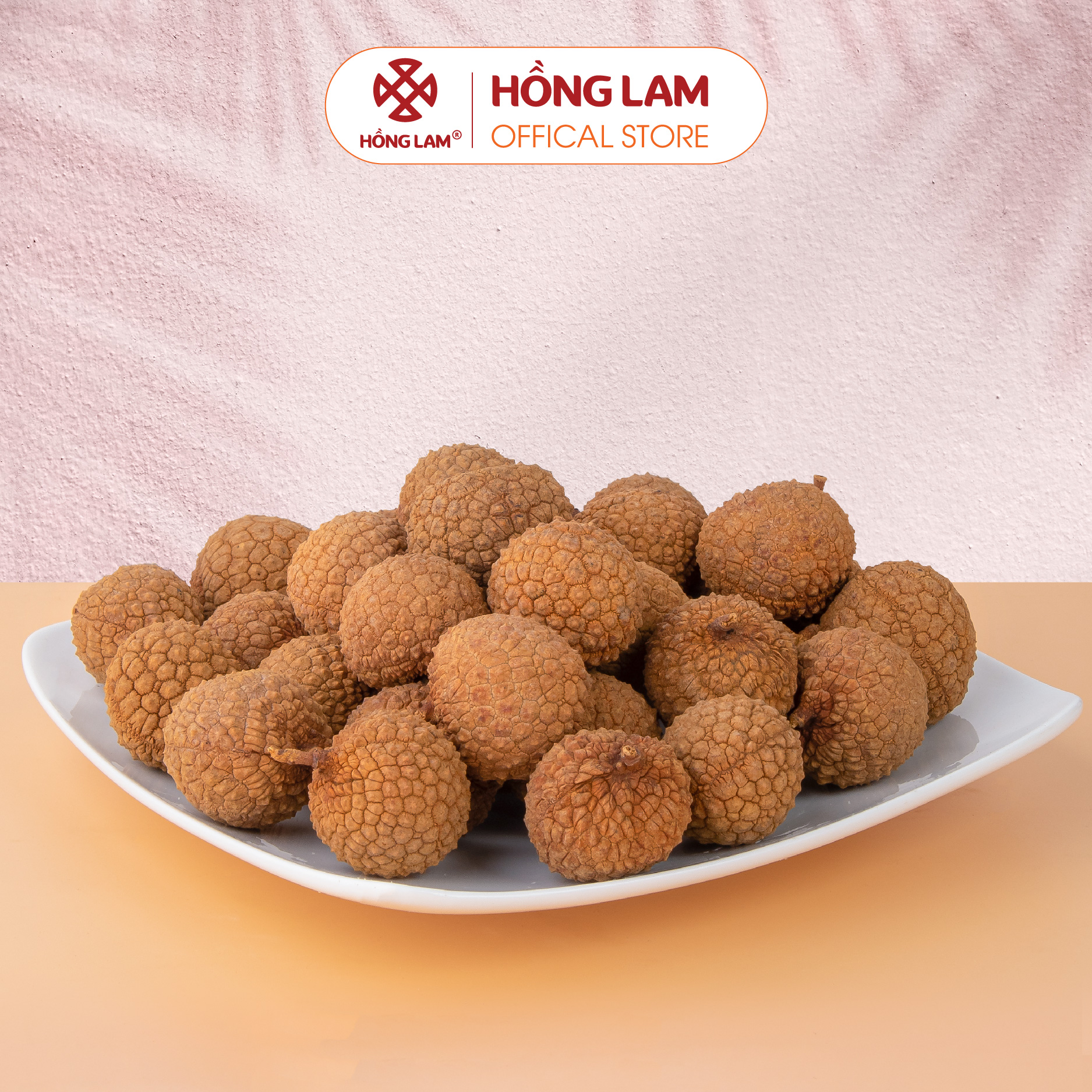 Vải thiều sấy khô hồng lam 500g - vị thơm ngọt