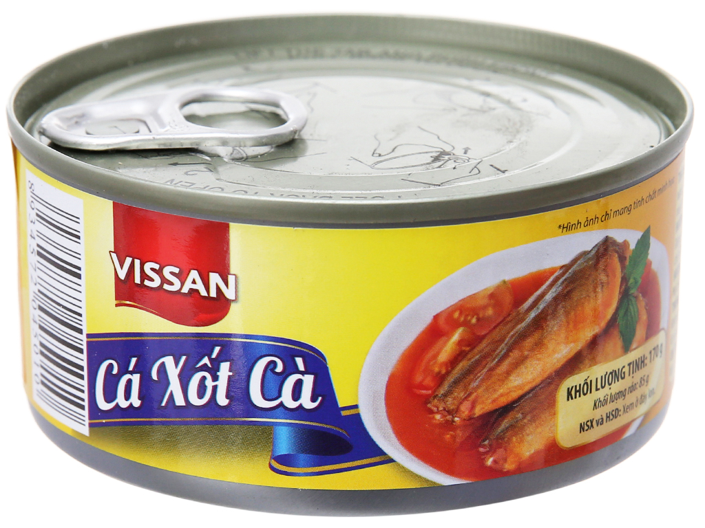 Cá xốt cà Vissan hộp 170g