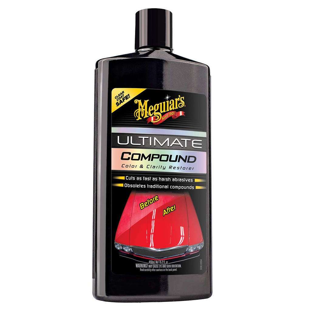 [HCM]Xi đánh bóng bề mặt sơn ô tô xe hơi - Meguiars Ultimate Compound - G17216 473ml