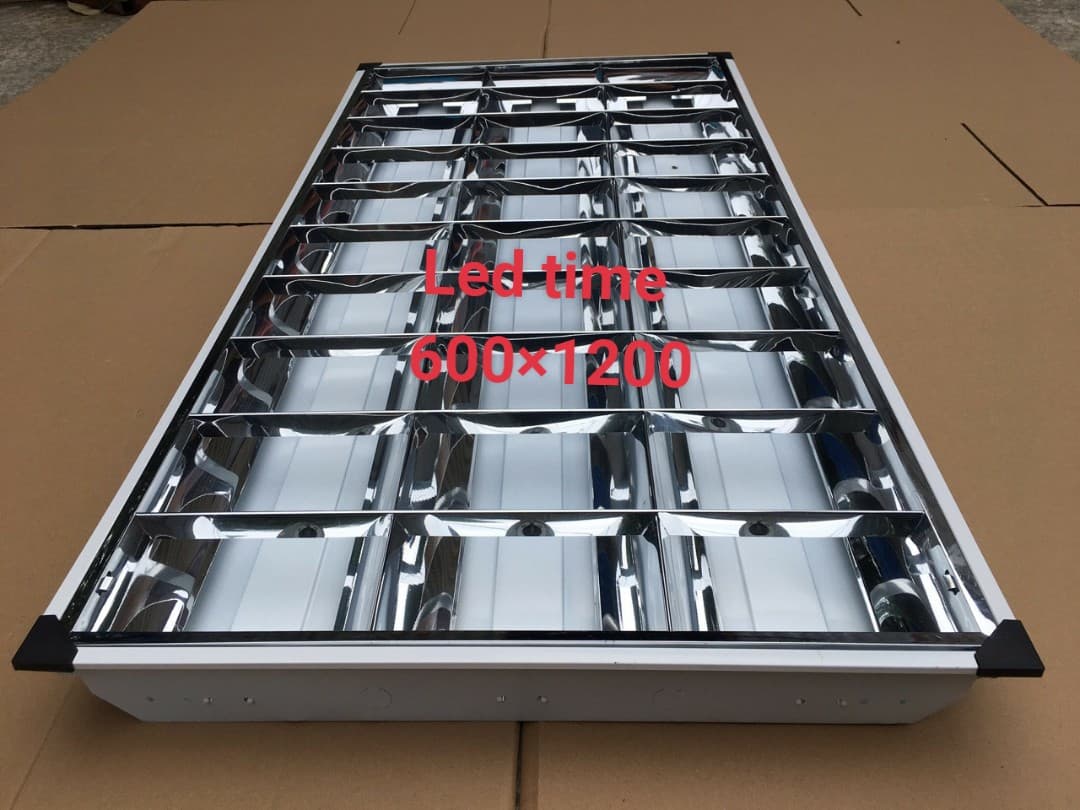 Máng đèn led - máng đèn tản quang xương cá 60x120 3 bóng