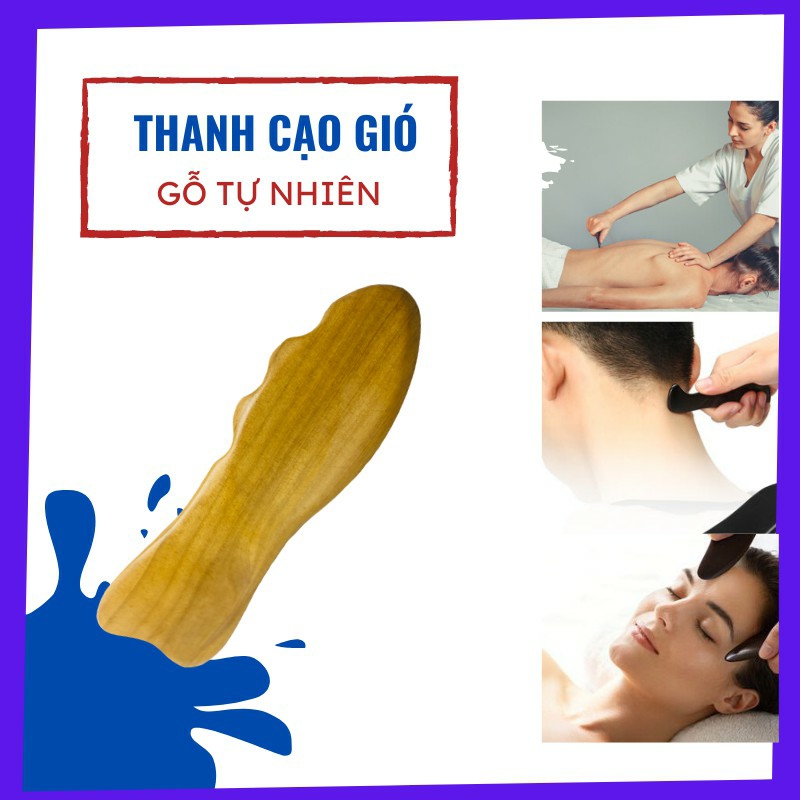 Dụng cụ massage cây cạo gió hình cá - Dụng cụ massage day bấm huyệt