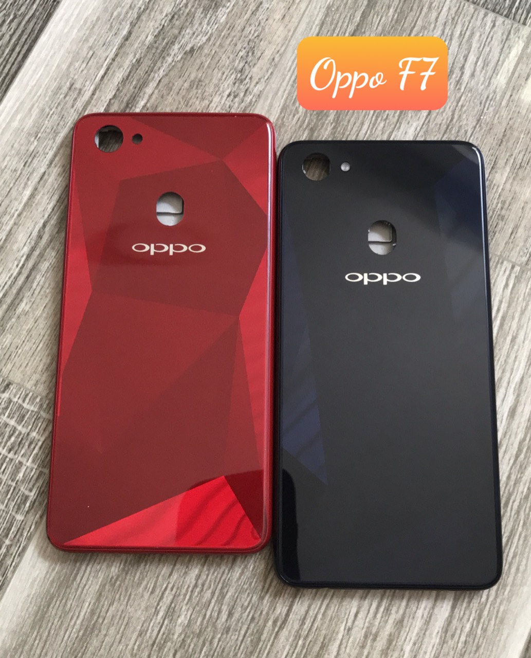 Bộ vỏ Oppo F7gồm lưng xương và phím bấm)