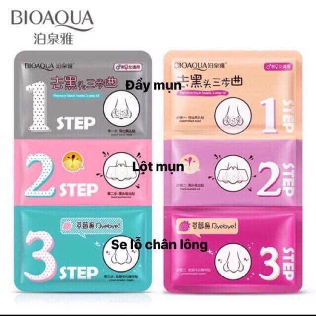 Mặt nạ gel lột mụn mũi 3 bước