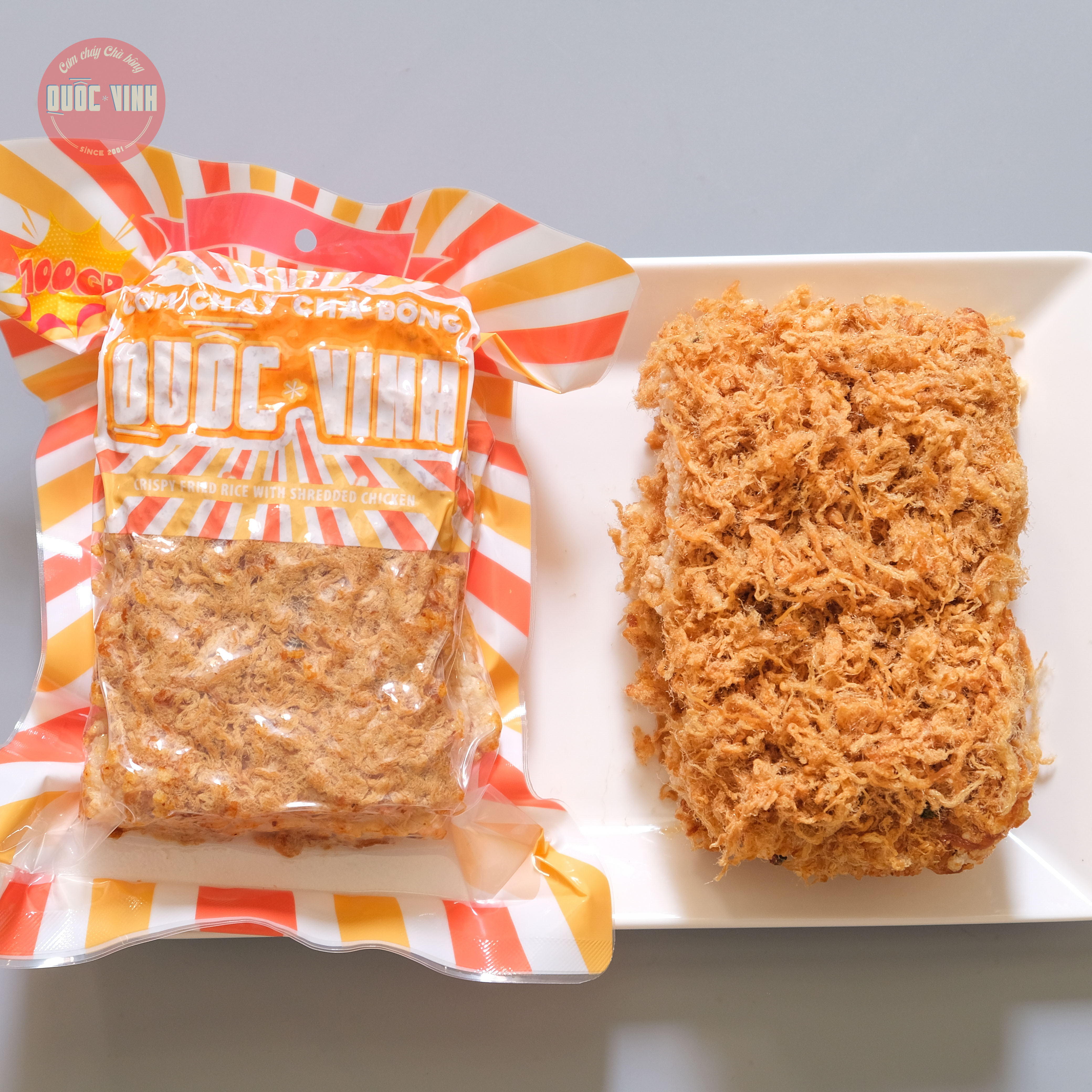 Cơm cháy chà bông vị vừa gói 100gr