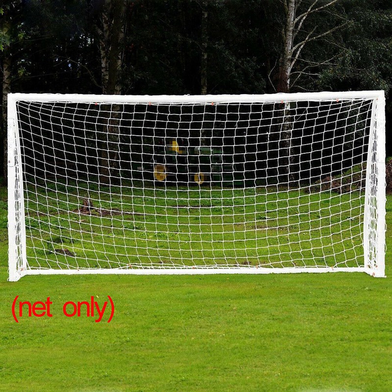 Football Net Full Size 24 x 8ft 7.3x2.4m Match Soccer Goal training 800 DDN I2 