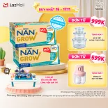 [CHỈ 15-17.11 QT Đơn 599K/999K] [Tặng Đồ chơi xếp hình công viên giải trí] 2 Thùng 24 hộp Sữa Dinh Dưỡng Pha Sẵn Nestlé NANGROW 180ml cho bé trên 1 tuổi - Sữa nước vị nhạt công thức từ Thụy Sĩ