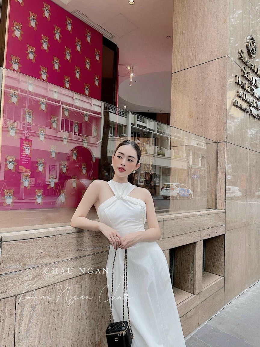 Đầm xòe cách điệu bo eo siêu tôn dáng chất tuyết mưa cao cấp lên dáng siêu sang