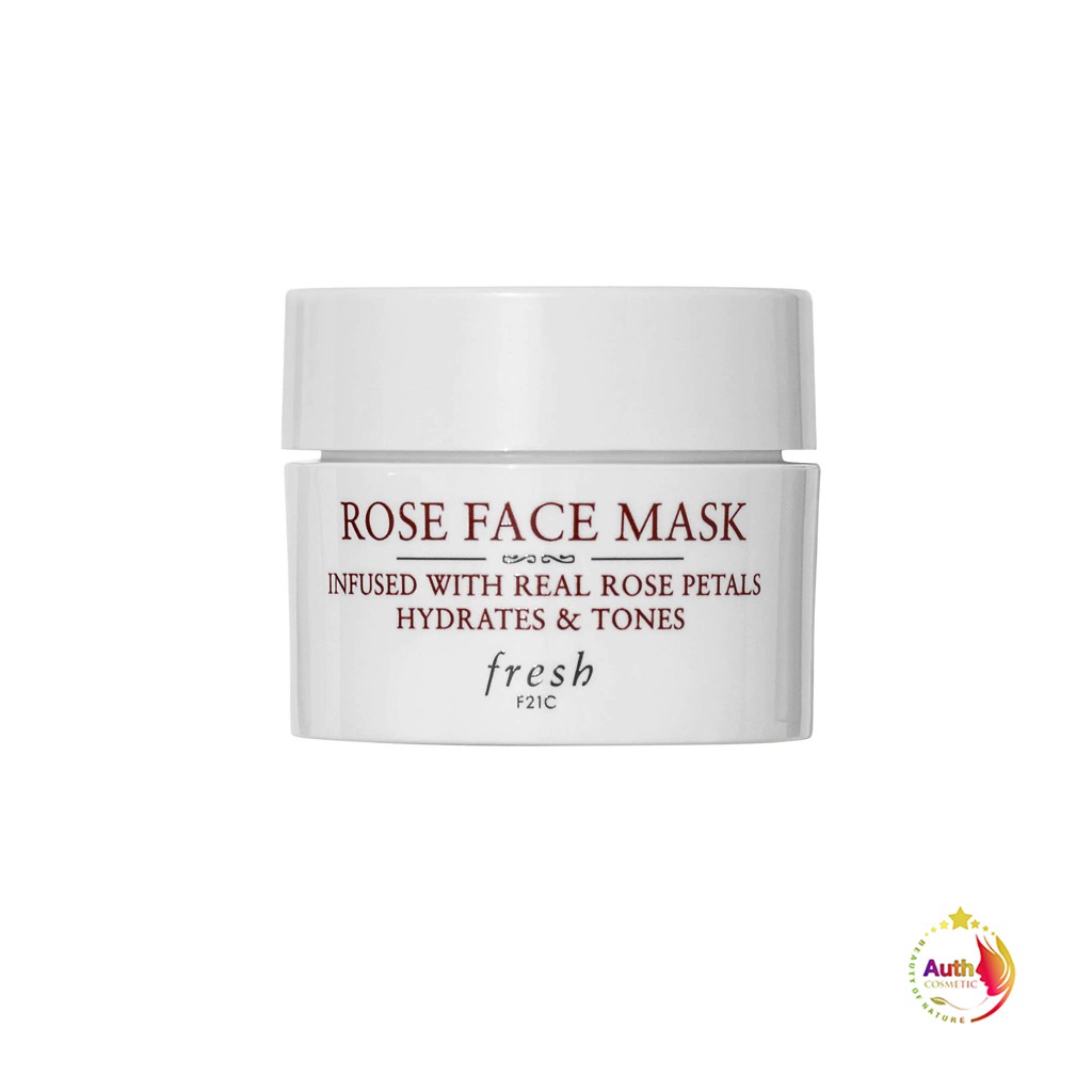 Mặt nạ dưỡng da cung cấp khoáng cải thiện làn da thiếu sức sống fresh rose face mask 15ml