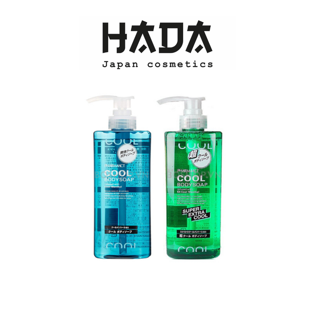 Sữa tắm cho nam cool body soap pharmaact nhật bản 600ml - hada beauty