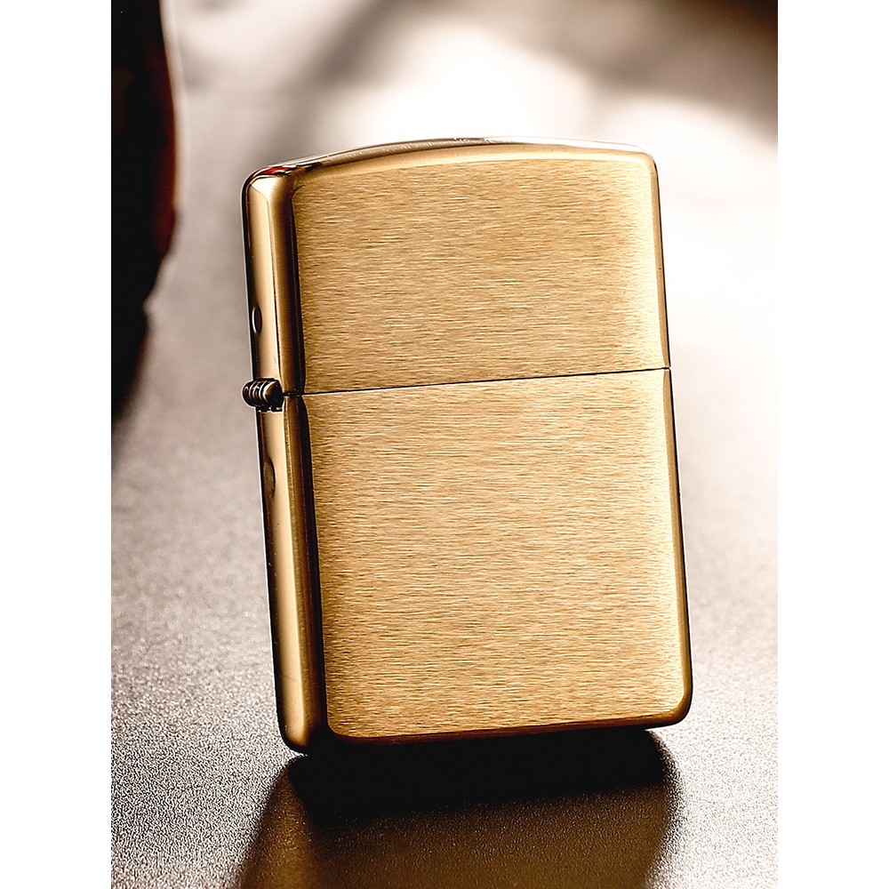 Bật Lửa Zippo Gold Plated Genuine Mỹ B-17 Vàng Xước