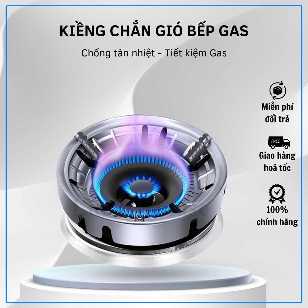 Kiềng chắn gió dùng cho bếp gas tiết kiệm gas - Kiềng chắn gió bếp gas - Kiềng bếp chắn gió - Kiềng chắn gió tiết kiệm gas - Kiềng bếp gas kiềng bếp làm bằng thép không gỉ Tmark