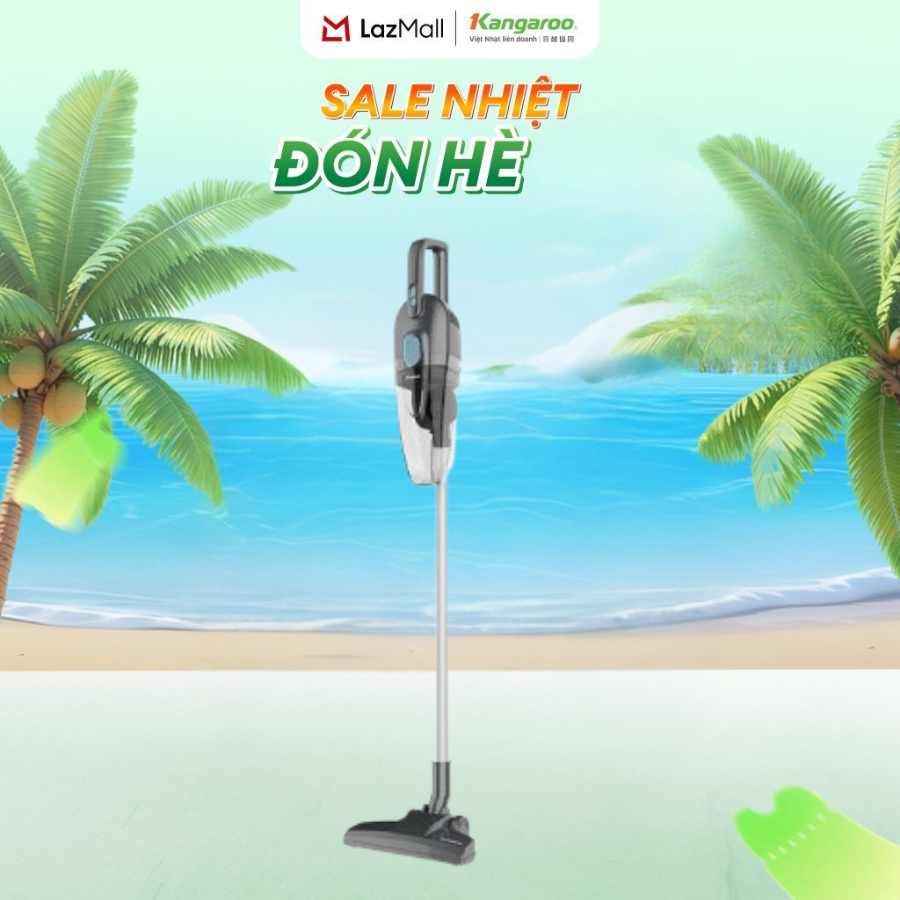 [SP MỚI] Máy Hút Bụi Cầm Tay Có Dây Kangaroo KGVC6S2E - Công Suất 600W Dung Tích 1,2L