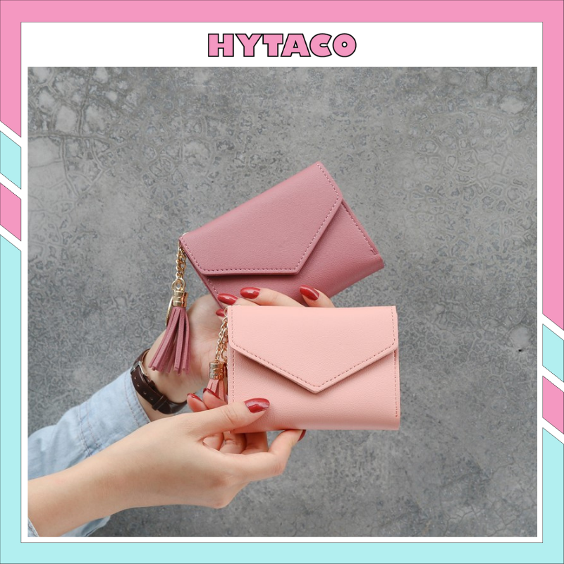 Ví nữ mini nhỏ gọn cầm tay đựng tiền xinh xắn phong cách Hàn Quốc giá rẻ HYTACO VN01