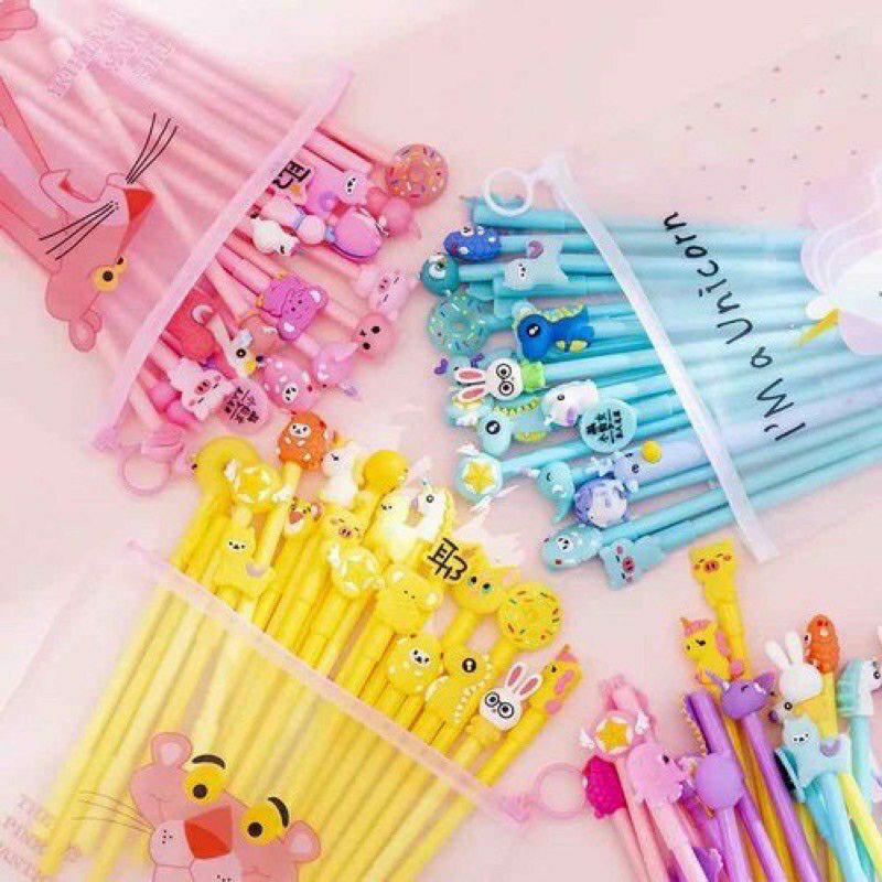 Bút xinh dễ thương nhiều mẫu có gắn hình cute