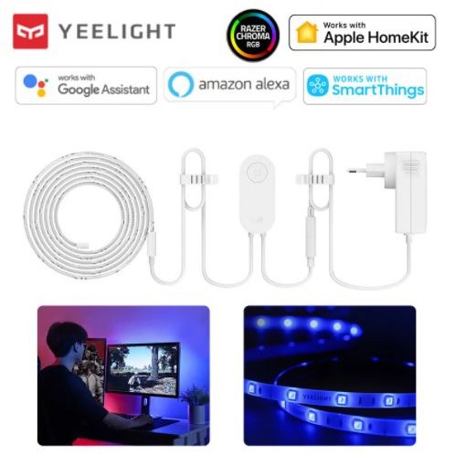 Đèn LED dây thông minh RGB 16 triệu màu  Yeelight - LIGHTSTRIP PLUS Full Box 2m, YLDD04YL, BH 6 THÁNG, SHS Vietnam