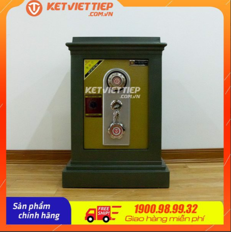 Két sắt Việt Tiệp đúc đặc KVT70KC-Công ty két sắt Việt Tiệp - Hãng phân phối trực tiếp