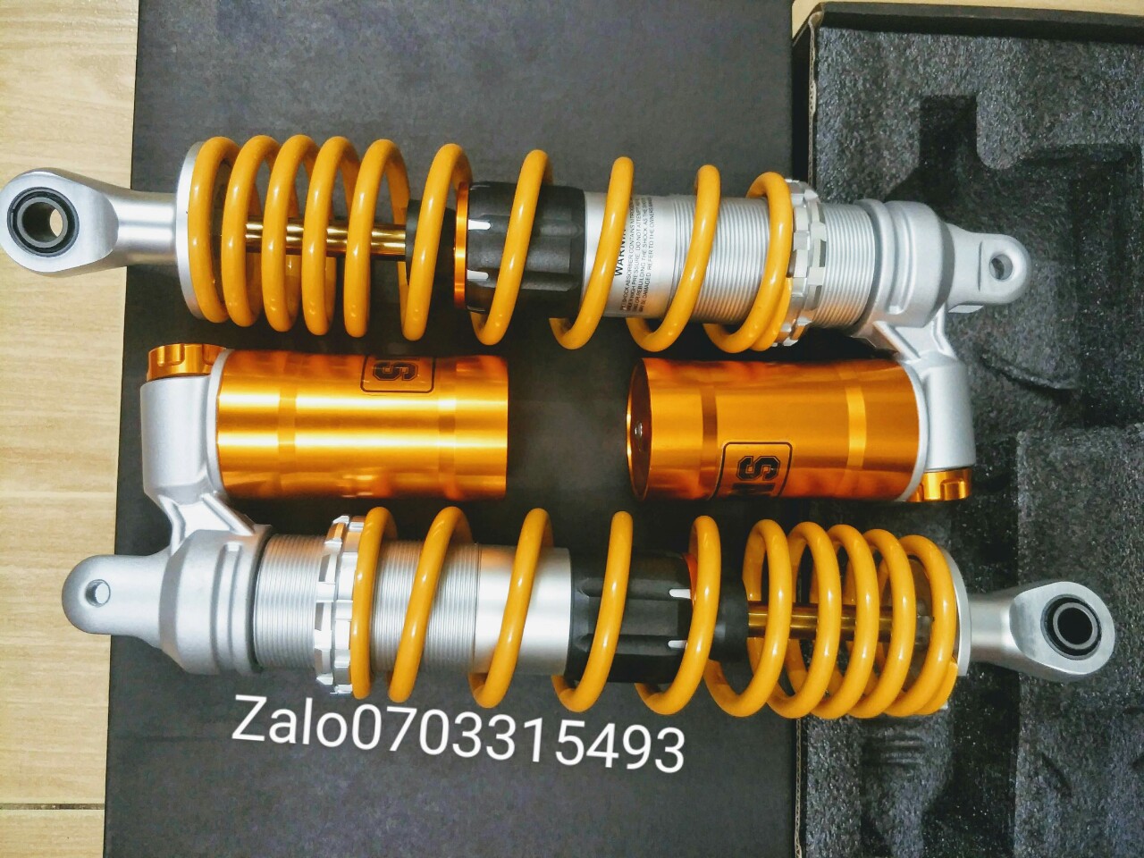 Cặp phuột sau olin bình dầu gắn ab nvx novo vừa như zin k cần chế gì hết