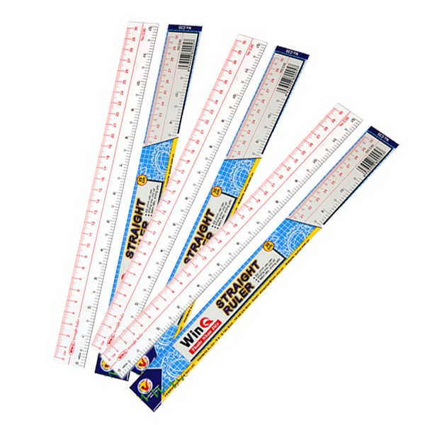 Bộ 2 cây thước dẻo dài kỹ thuật winq các loại 15cm, 20cm, 30cm