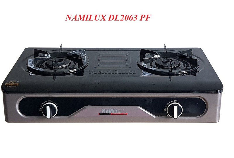 Bếp ga đôi namilux dl2063pf mặt bếp tráng men