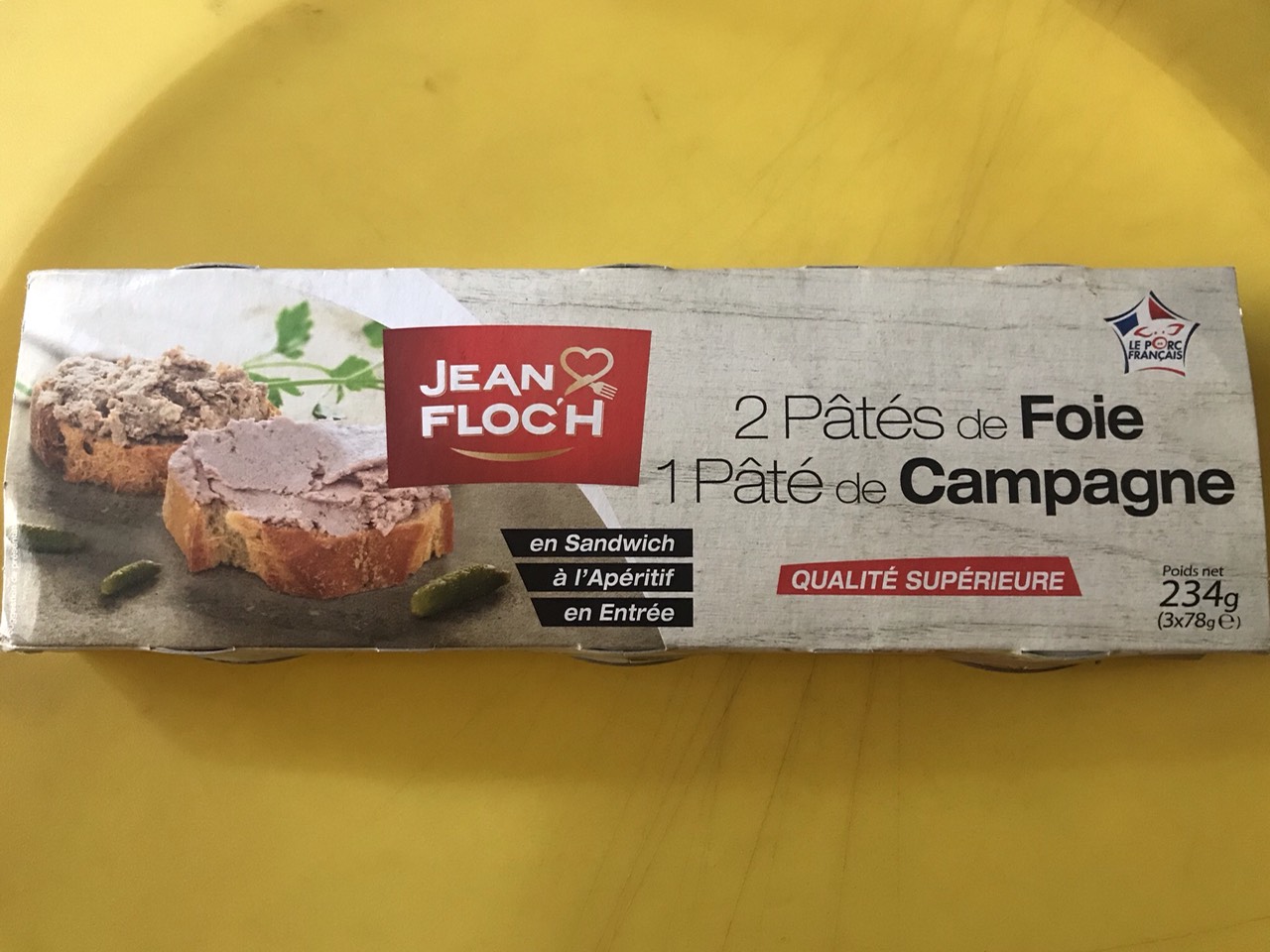 Pate de foie & pate de campagne cora - pháp x 3 hộp